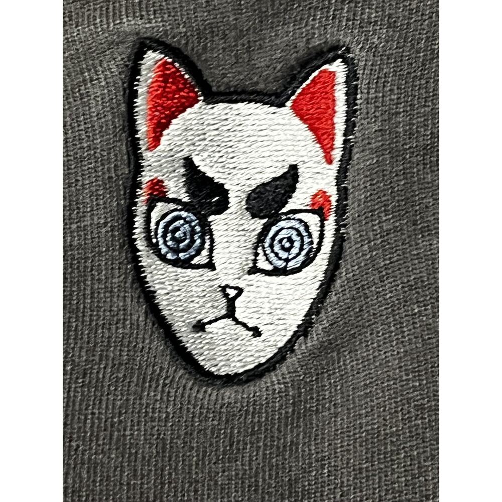 Hashira Studios Sweatpants Mens Small Gray Joggers Katana‎ Sword Graphic Patch - Picture 3 of 15